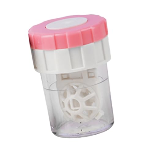 Limpiador de lentes de contacto portátil, vibración ultrasónica, lentes de limpieza de lentes de contacto giratorias, limpieza de contacto y cuidado para viajes diarios