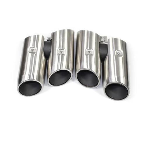 Tuyau d'échappement quadruple pour Macan 2.0T 2014-2025 embout en inox noir