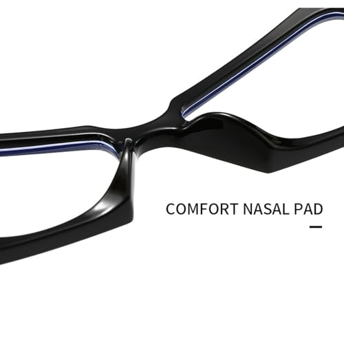 Lunettes de vue œil de chat transparentes au design rétro chic