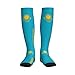 wwqqvnb Flag of Kazakhstan Compression Socks for Women and Men with 15-20mmHg Gradient Support, Breathable for All Day Wear, Standing, Sitting, Travel, Active Lifestyle