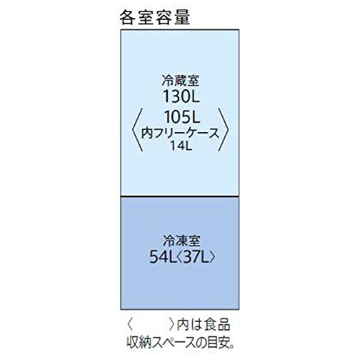Amazon.co.jp: AQUA AQR-BK18H-W 冷蔵庫 ホワイト [2ドア /右開き