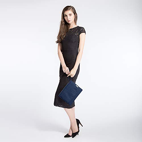 Bagsmart Travel Hanging Jewelry Organizer Case Foldable Jewelry Roll With Hanger For Journey-Rings, Necklaces, Bracelets, Earrings, Smokey Blue #TOP5