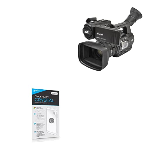 BoxWave Screen Protector Compatible with JVC GY-HM620 - ClearTouch Crystal (2-Pack), HD Film Skin - Shields from Scratches