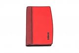 italienisches Rindleder HelfRecht Sale! Smartphone-Tasche Premium Line Venezia aus Leder/Handy-Tasche/mit Kartenfach - rot
