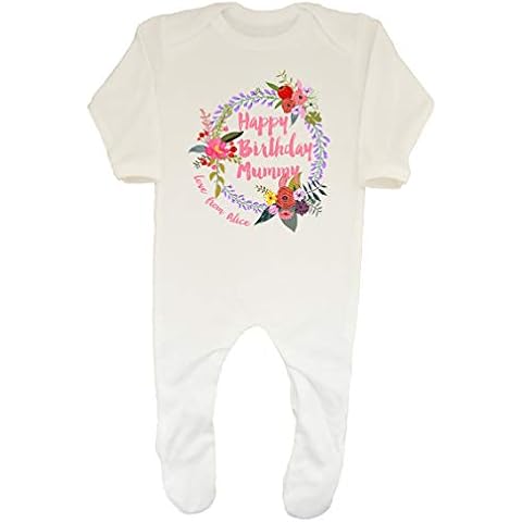 Shopagift Personalised Baby Sleepsuit for Mummy Cover