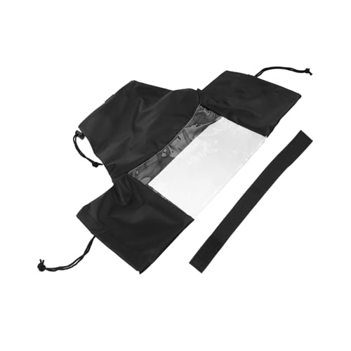 Protector de lluvia funda de tela PPE negra para cámara DSLR VILLCASE contra polvo