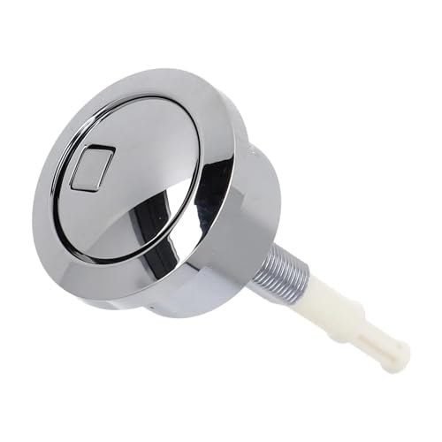 Bouton poussoir chasse d'eau chromé type 280 avec double commande économie d'eau durable