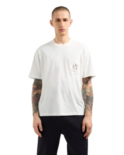 T-Shirt Armani Exchange avec Logo Icon Pocket pour un style urbain quotidien