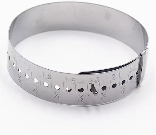 Bangle Gauge, Bracelets Sizing Tool, Stainless Steel Adjustable for Measuring Wrists Jewelry Tools Bangle Sizer Gauge — view 6