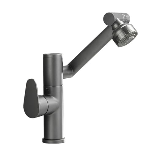 Robinet de salle de bains noir rotatif pour simplifier la routine et le lavage du lavabo - 7