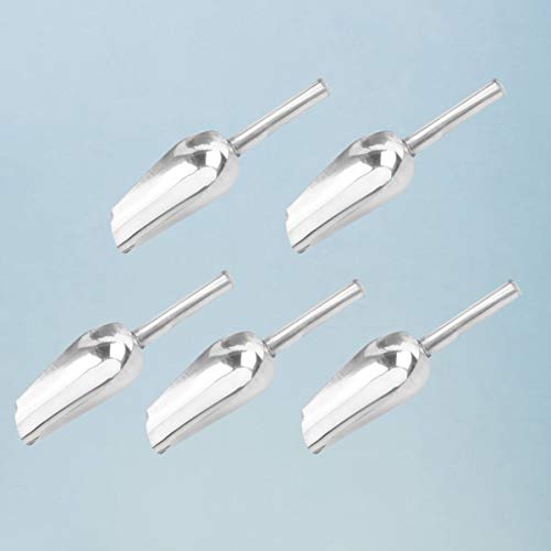 Cabilock 5Pcs Pequeno Gelo Colher Colheres Colher de Cozinha De Alimentos De Metal para Doces Gelo C