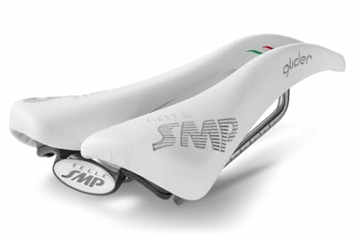 Cicli Bonin Unisex Adult SMP 4Bike Glider Saddles - White, One Size