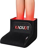 Kaoudt 2026 Upgraded Red Light Therapy for Feet, Medical-Grade TPU Film & Easy-Clean Design, Dual-Wavelength LEDs, Full Foot Coverage for Neuropathy Support & Plantar Fasciitis Pain