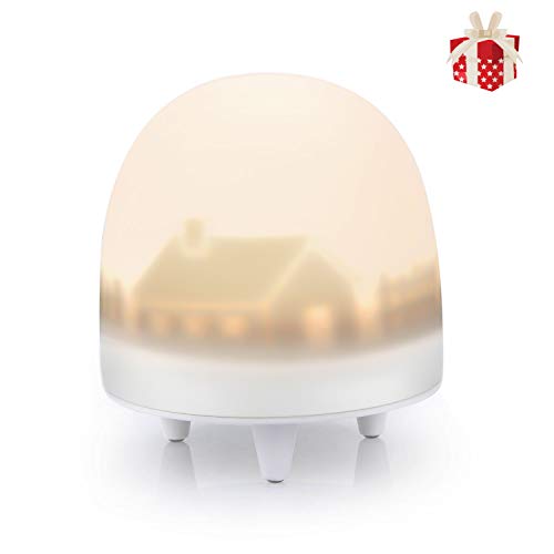 Preisvergleich Produktbild VOXON LED Nachtlicht für Kinder, Wiederaufladbare Silikon Kinder Lampe Nachtleuchte LED Nachtlampe mit Warm-Licht und Farbwechsel Modi, Touch Control, 0,5H Timer für Wohnräum Deko und Geschenk