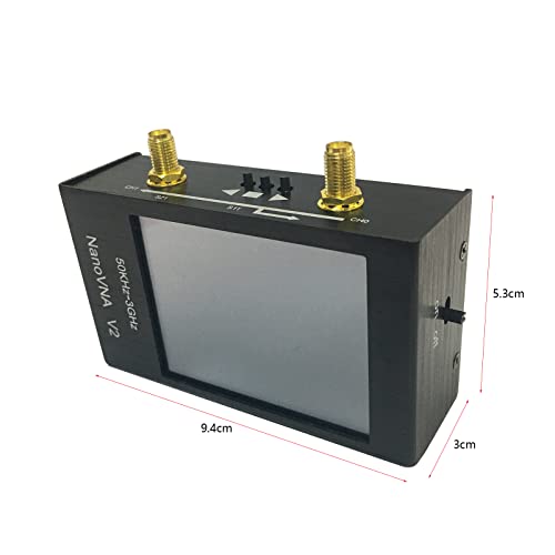 Image of NanoVNA V2 2.8'' 3G SAA2 Vector Network Analyzer 10KHz~3GHz Shortwave HF VHF UHF Measure Antenna Duplexer Filter Aluminum Shell Baterry VSWR Phase Delay (vna 3g 2.8)