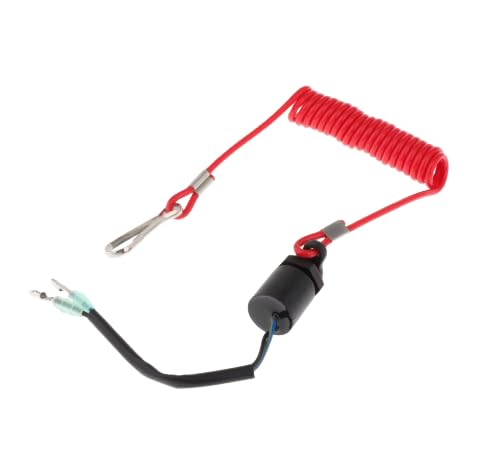 Interrupteur d'arrêt 37820-92E04 pour couper le moteur Suzuki hors-bord en urgence