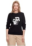 KARL LAGERFELD Sudadera Bordado Karl y Chupete K/Ikonik Color Negro (M)
