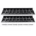 Getanye 2 Pack 4'' Rubber Curb Ramp Heavy Duty Loading Curb Ramps Driveway Curb Ramp Rubber Slope Ramp for Cars RV Trucks Bicycles Motorcycles - 22000lbs/10Ton Load Capacity