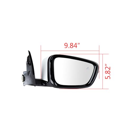 Astra Depot Right Door Side Mirror 51167485204 Compatible for 2017-2022 BMW G30 G38 520i 530i 540i, White Housing w/Blind Spot Monitoring, Heated, Power Folding, Turn Signal Lights, 5-Pin Plug by Astra Depot - Image 4