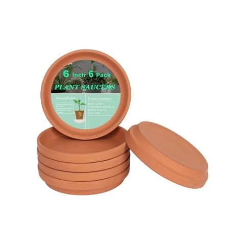 Vensovo 6 Inch Middle Terracotta Pot Plant Saucer Cover
