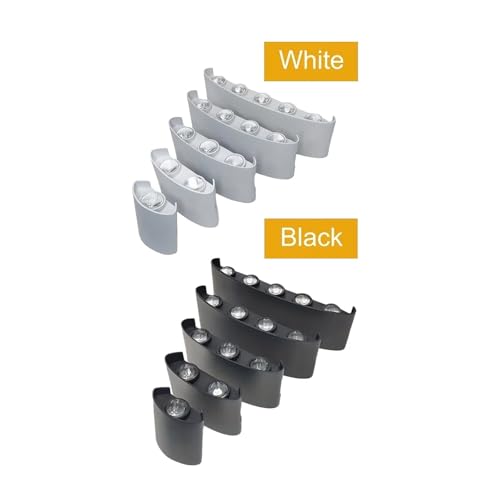 Aplique LED de pared con sensor de movimiento e iluminación impermeable para exterior 7