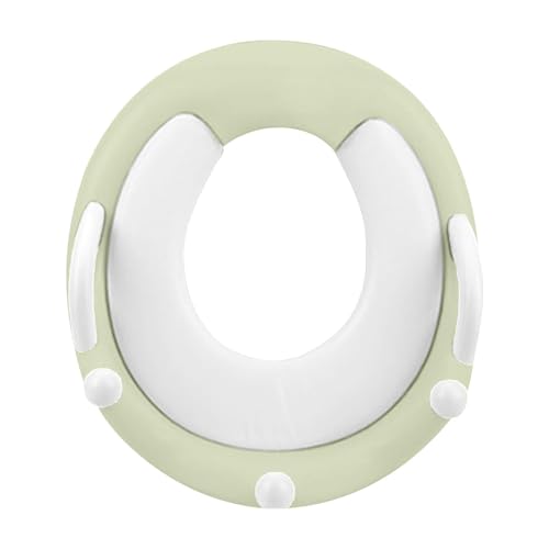 Asiento de inodoro infantil, asiento de orinal para el inodoro, cómodo asiento con asas, entrenador de inodoro con respaldo, asiento de entrenamiento portátil impermeable para camping, viajes,