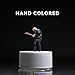 kivcmds Painted Figure 1:64 Scale Mini Model Trains Architectural Plastic People Figures Standing Bassist Figure Model,Suitable for Miniature Scenes(64beisishou)
