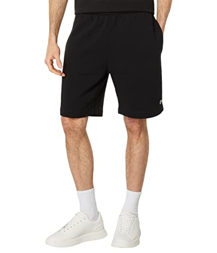 Lacoste Men's Regular Fit Organic Cotton Fleece Shorts Noir