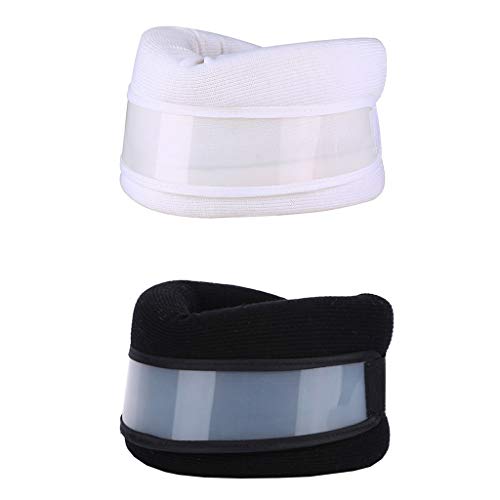 Flameer 2pcs Colar Cervical Espuma Pescoço Suporte Cinta Ombro Imprensa Relaxar Dor Relie