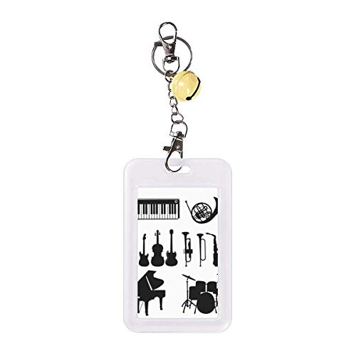 Badge de protection pour saxophone anti-rayures doté d'une clochette jaune