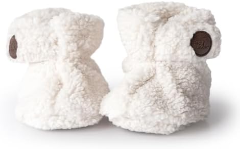 PETIT COULOU Teddy Bear Newborn Baby Gift Box 0-6 Months – Cozy Winter Set with Baby Mittens, Booties, Beanie & Blanket – Perfect New Born Gift for Warmth & Comfort (Sherpa) - 1
