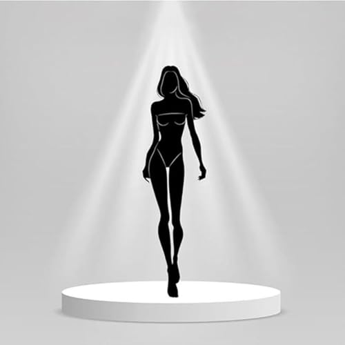Support rond blanc pour mannequin haut de gamme et vitrines de luxe