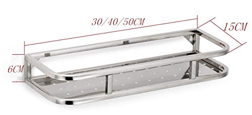 Support de rangement mural haut de gamme en acier inoxydable argent brossé