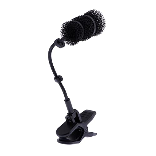 Support micro instrument de musique avec pince de fixation et coussinet silicone