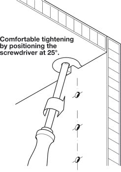 Rafix Furniture Connectors with Bolts for 19mm, 3/4