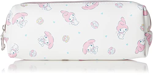 ペンケース 筆箱 文具 化粧ポーチ コスメポーチ トラベルポーチ 大人向け 合皮 PUレザー マイメロディ シナモロール ポチャッコ クロミ ハンギョドン 0014 レディース マイメロディ