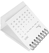 SHINEOFI 2025 Desk Calendar Mini Calendar 2024.07-2025.12 Year Flip Daily Scheduler Calendar 18 M...