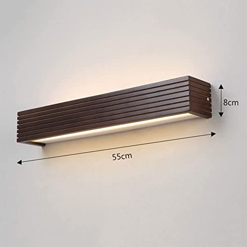 Iluminación de Baño Led en Madera de Sapo Negro de Estilo Japonés 5