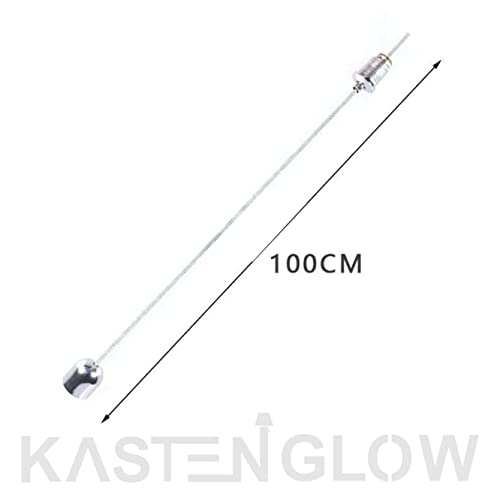 Image of KATENGLOW Lights 1M Steel Hanging Clutch Wire and Screws Suspension hanging mounting wire kit rope Lamp Adjust for Ceiling Led Lights Panel Wire Accessories, Set of 1 (4pcs.) (Pack of 1)