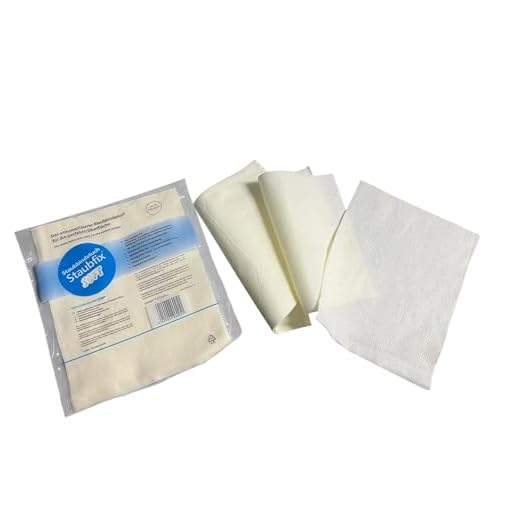 Staubbindetuch Staubfix Soft I Staubtuch für alle Lacke geeignet I Wasserbasislack, Autolack, Effektlack I 45 x 19 cm I 1 Pack (10 Stück) I Zur zuverlässigen Reinigung glatter Oberflächen