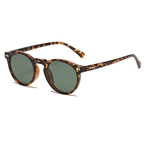 Image of Vintage Polarized Sunglasses for Men Women Round Retro Classic Fashion Eyewear UV400 Protection Sun Glasses