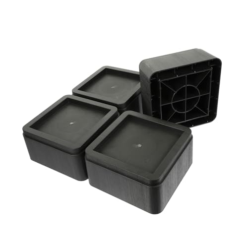 GLEAVI 4pcs Adjustable Bed Risers for Heightening Furniture Non Slip Pads for Sofas Tables for and Home Use Increases Easy to Install