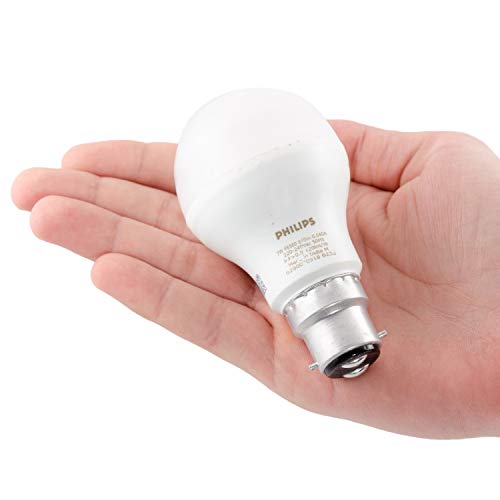 Image of Philips Stellar Bright 7 Watt LED Bulb, 5 Star Base B22 (Cool Day Light, Pack of 4)