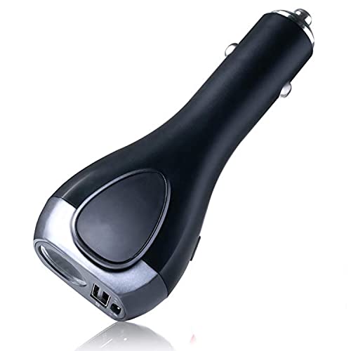LEDWARNING Chargeur Voiture Allume Cigare Deluxe 7 en 1: 1 Chargeur 2 Marteau Brise vitre 3 Coupe...