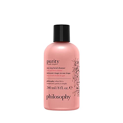philosophy purity made simple one-step facial cleanser with goji berry extract, 8 Oz philosophy purity made simple one-step facial cleanser with goji berry extract, 8 Oz