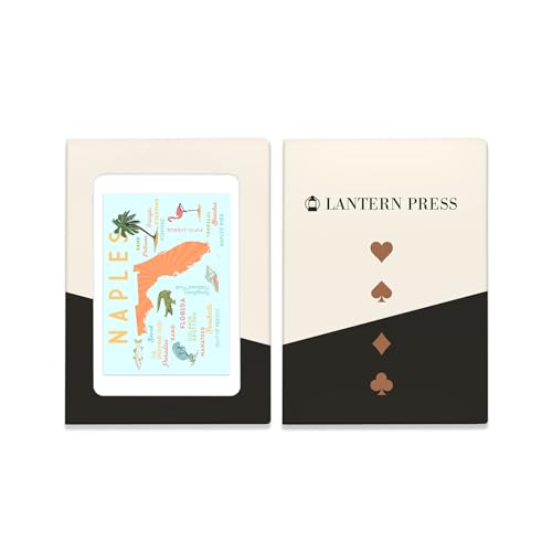 Baraja de 52 cartas para póker con diseño de Naples Florida miniatura 4