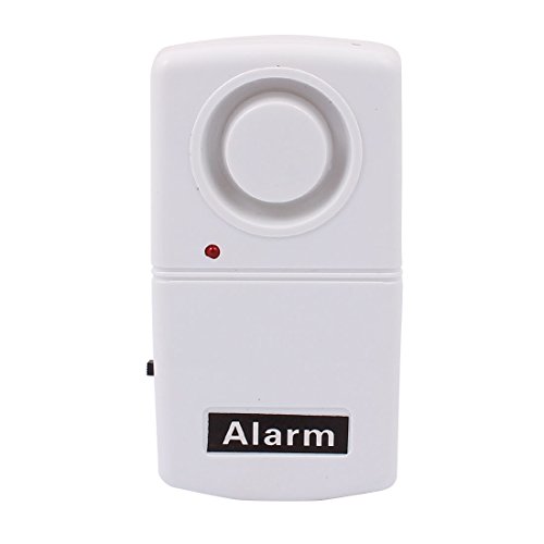 Aexit Personal Security Security & Surveillance Window Door Vibration System Barking-Dog Alarms 110db White