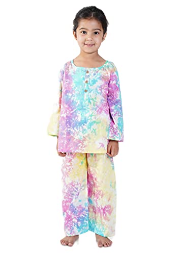 Image of Cotton Night Suit for Boys & Girls | Kids Pajama Set | Baby Girls Top-Pant Set | Kids Dress