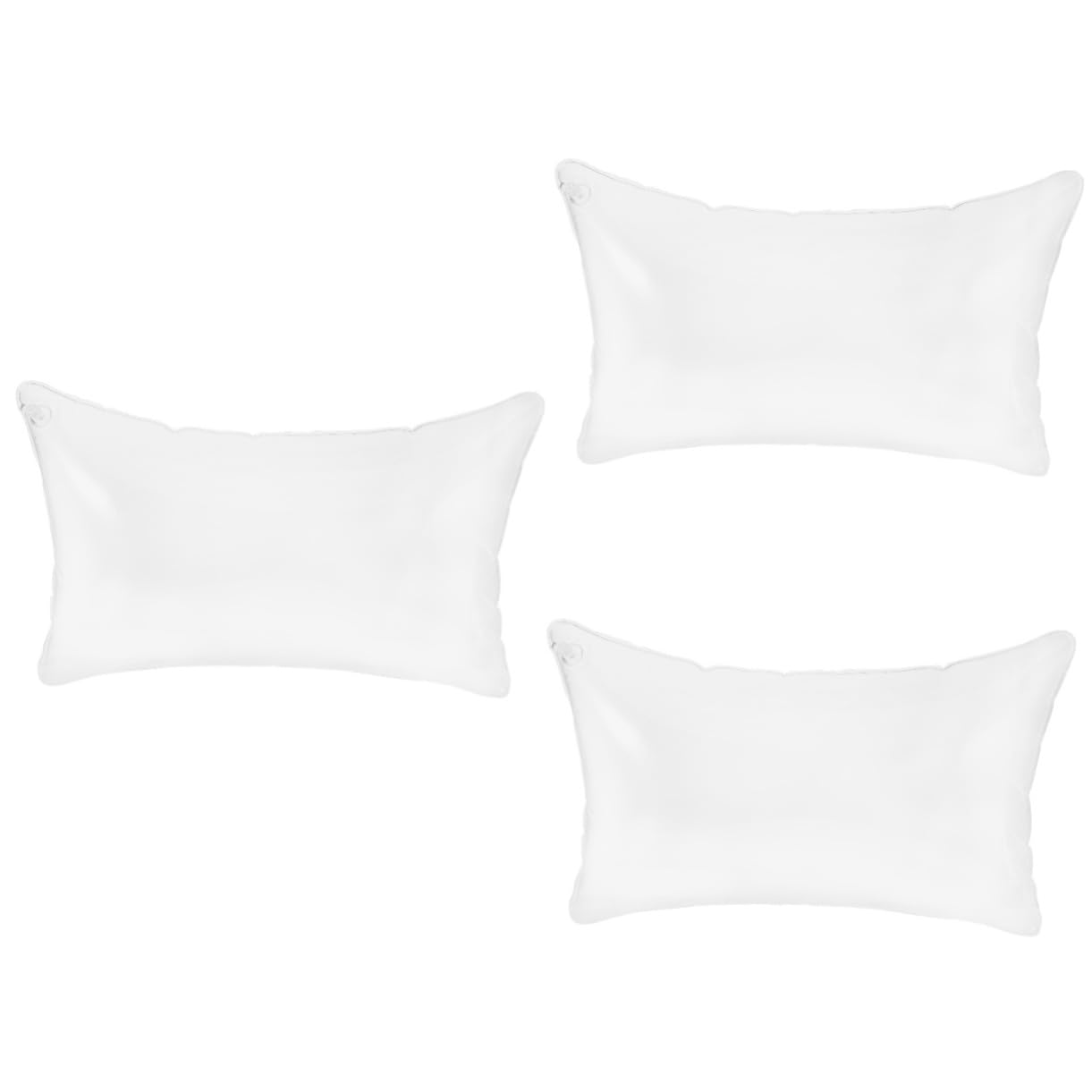 MAGICLULU 3pièces Coussin Gonflable Transparent Oreiller Pratique pour Camping Et Voyage Confort Ajustable Coussin De Relaxation Portable