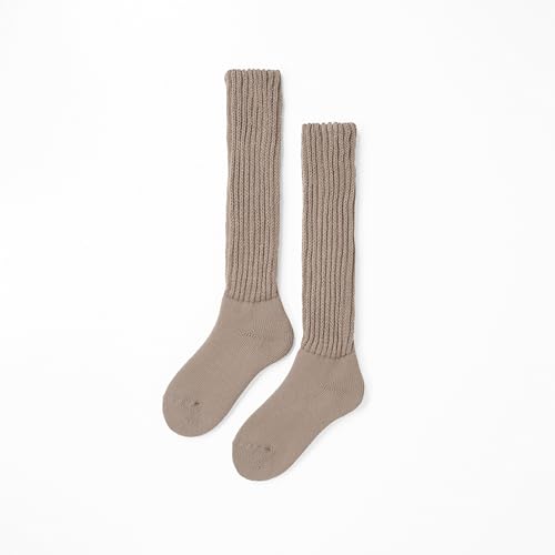 サーモス &ONDO アンドオンド 起毛であったかルームソックス ロング丈 22-25cm ベージュ の商品画像 1